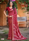 Tanya Vol 1 By Kashvi Dull Moss Viscose Daily Wear Saree Suppliers In India
